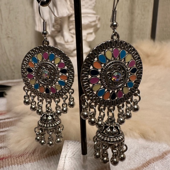 Jewelry - Colorful Bohemian Dangle Earrings